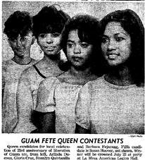 1967 Liberation Queen Candidates for San Diego-Small