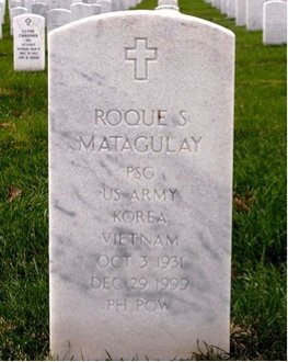 Roque Santos Matagulay Cemetery Marker