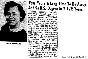 1956: Maria Anderson Atoigue (Lizama)