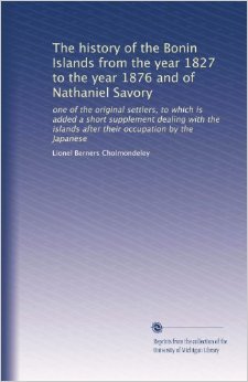 History of the Bonin Islands Book