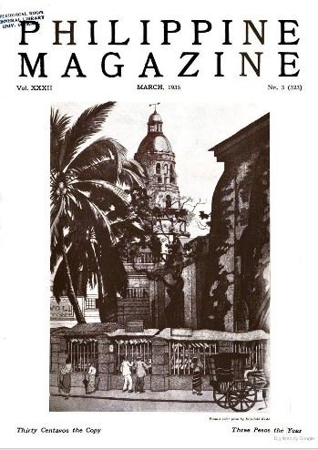 Philippines Magazine Cover March 1935