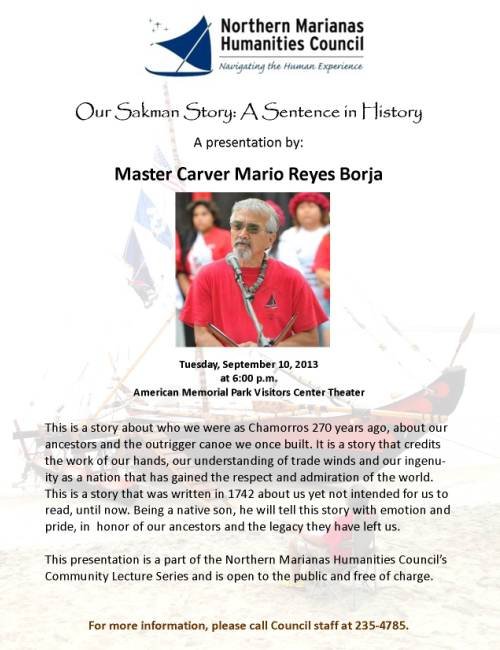 Mario Reyes Borja - Our Sakman Story: A Sentence in History (Northern Marianas Humanities Council)